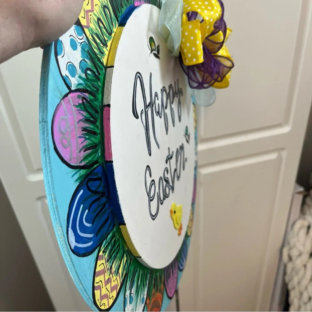 Hand Crafted Easter Wreath, DOOR DECOR
